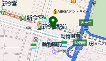 大阪救霊会館の地図画像