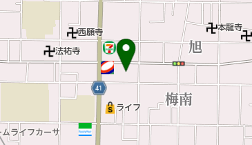 在日大韓基督教大阪西成教会の地図画像