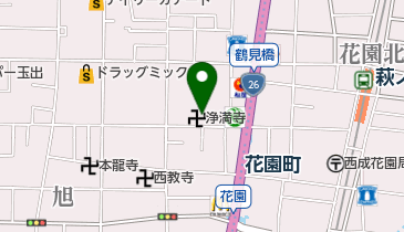 仲屋クリーニング店の地図画像