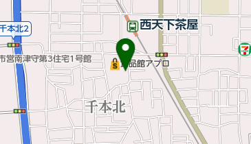 大原化粧品店の地図画像