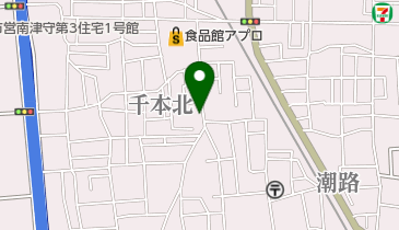 おぎどう化粧品店の地図画像