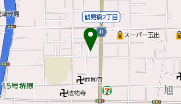 特選呉服堀江の地図画像