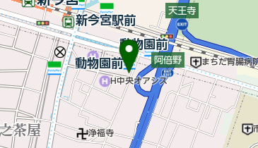 土井洋品店の地図画像