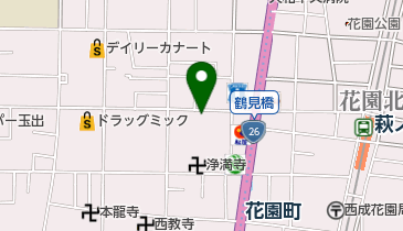 ミーツ鶴見橋店の地図画像