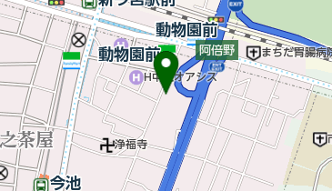 オナー美容室の地図画像