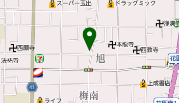 美容室瀬里奈の地図画像