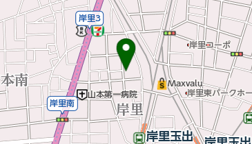 美容室ラヴィールの地図画像