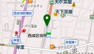 ながてクリニックの地図画像