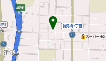 メガネの谷の地図画像