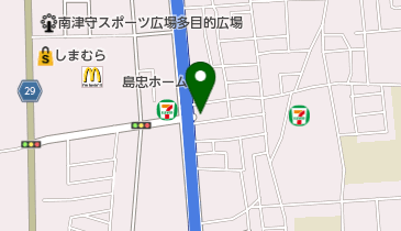 竹久理容の地図画像