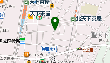 ひかり理容室の地図画像