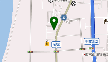 ヘアーサロンハラダの地図画像