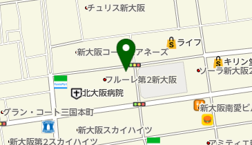 ヘルスケア治療院の地図画像