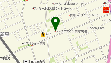 有限会社夢屋の地図画像