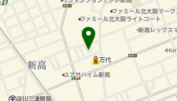 大橋実業運輸株式会社の地図画像