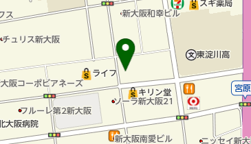 ショーワ株式会社大阪営業所の地図画像