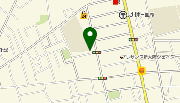 西三国社会福祉会館の地図画像