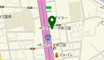 ヤマハ音楽教室三木楽器東三国センターの地図画像