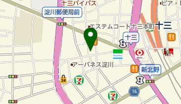 フシミヤ学生服の地図画像