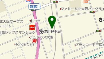 日本電子工業株式会社大阪工場の地図画像