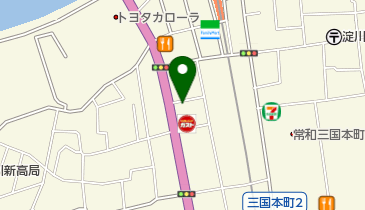 金陵電機株式会社の地図画像