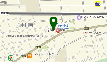 近畿税理士会 東淀川支部の地図画像