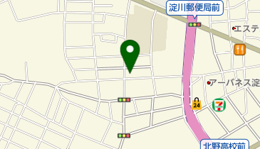 橋本食品の地図画像