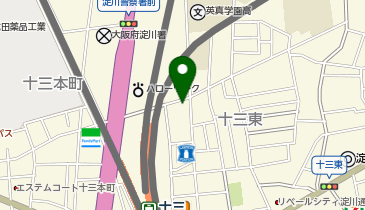 北おおさか信用金庫 十三東支店の地図画像