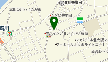 産経新聞 三津屋専売所の地図画像