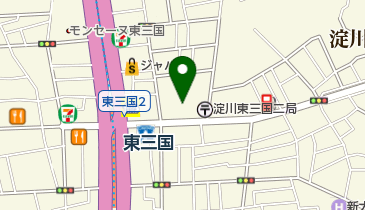 蒲田神社の地図画像