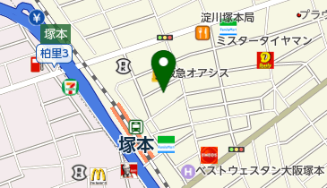 スナック葵の地図画像