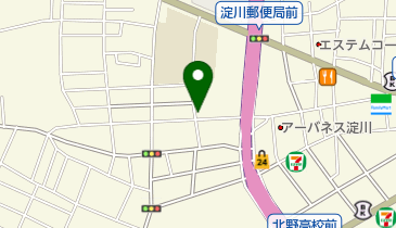 鮨桝十三店の地図画像