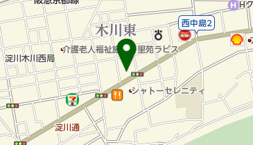 木川南整骨院の地図画像