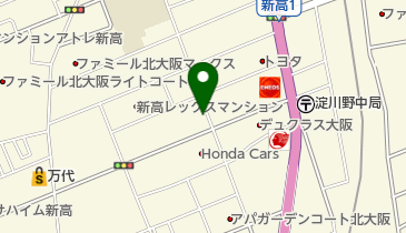 幸福交通株式会社の地図画像