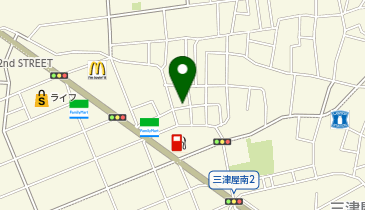 三津屋温泉の地図画像