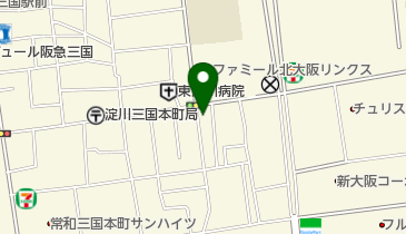 レストラン一粒の麦の地図画像