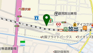 河田クリーニング店の地図画像