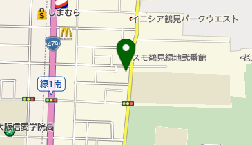 100円クリーニングコインズ緑1丁目店の地図画像