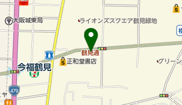 ヘルスコープおおさかの地図画像