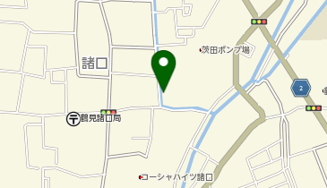 西口布団店の地図画像