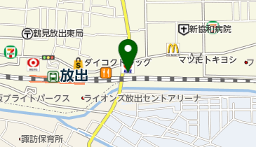 三愛鍼灸院の地図画像