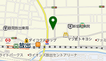 マックファーマシー薬局 放出東店の地図画像