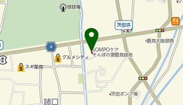 そんぽの家鶴見緑地の地図画像