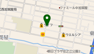 えびす衣料の地図画像