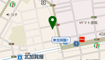 西口印刷株式会社北加賀屋工場の地図画像