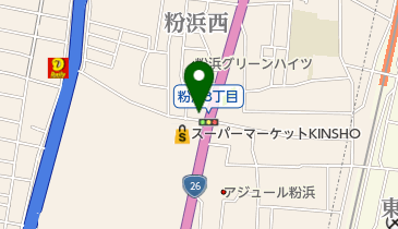 山城くだもの店の地図画像
