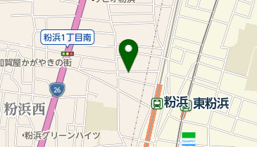 有限会社新光電化粉浜店の地図画像