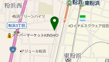 マツモト化粧品店の地図画像