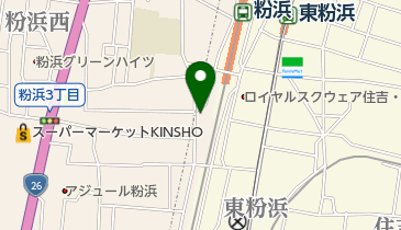 本こころや呉服店の地図画像