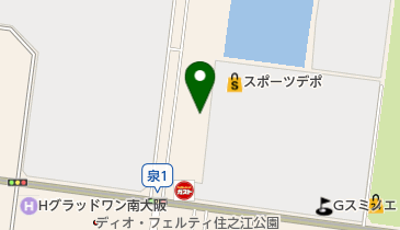 大阪市職業指導センターの地図画像